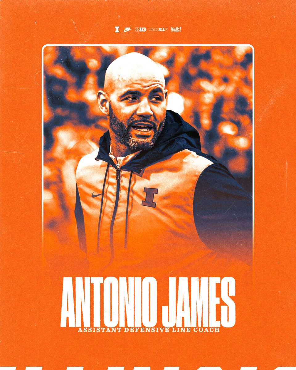 Welcome back former Illini, <a href="/2_adjames/">Coach James</a>!

🟠 FightingIllini.com/AntonioJames