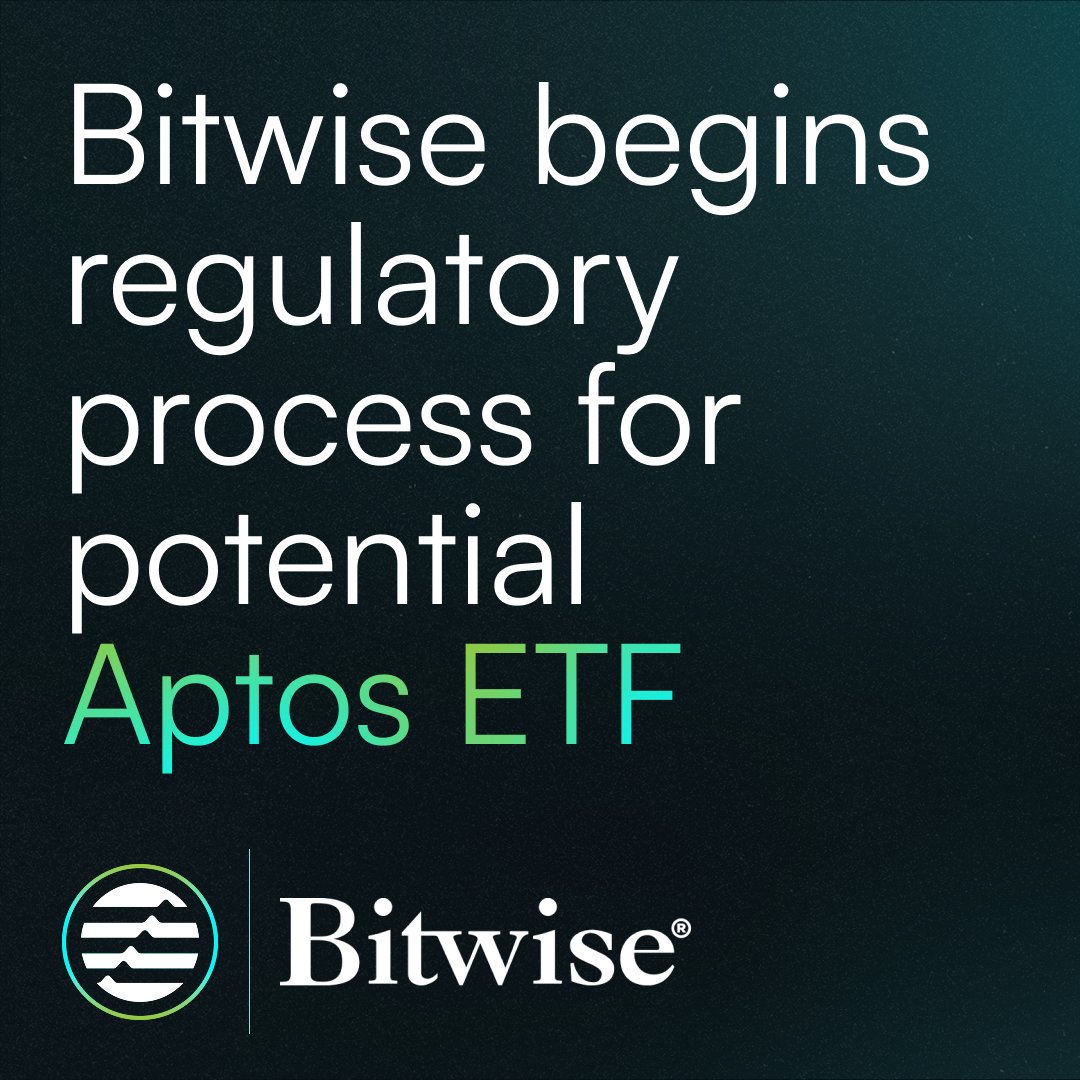1/ <a href="/BitwiseInvest/">Bitwise</a> has filed an S-1 with the U.S. Securities and Exchange Commission to register a potential Aptos ETF.

This filing is the initial step toward offering an ETF linked to Aptos in the U.S. market.