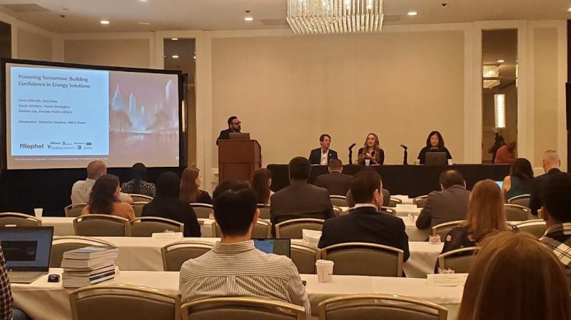 WeElevatePA's tweet photo. Elevate recently supported the @PRSA Western Dist Conference, where our EVP Debbie Lee joined @socalgas &amp; Tzunu Strategies on a panel moderated by @MekahloNBCLA. They discussed the future of energy &amp; how PR pros can craft authentic narratives. #WDC2025⁣

@PRSALA  @PRSAWestDist https://t.co/NADEK0mPw4
