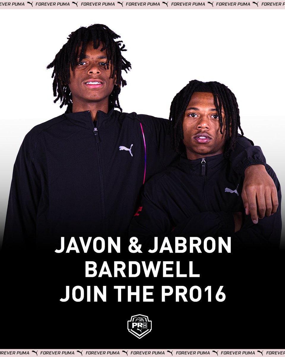 We’re very excited to welcome 2027s Javon and Jabron Bardwell to the PRO16 with the defending champions, <a href="/BTIHoops/">BTI Basketball Club</a>‼️

Big year incoming for these two as they look to rise this summer👀

<a href="/yt_vonyy/">Javon Bardwell</a> | <a href="/Jabronbardwell/">jabron bardwell</a>