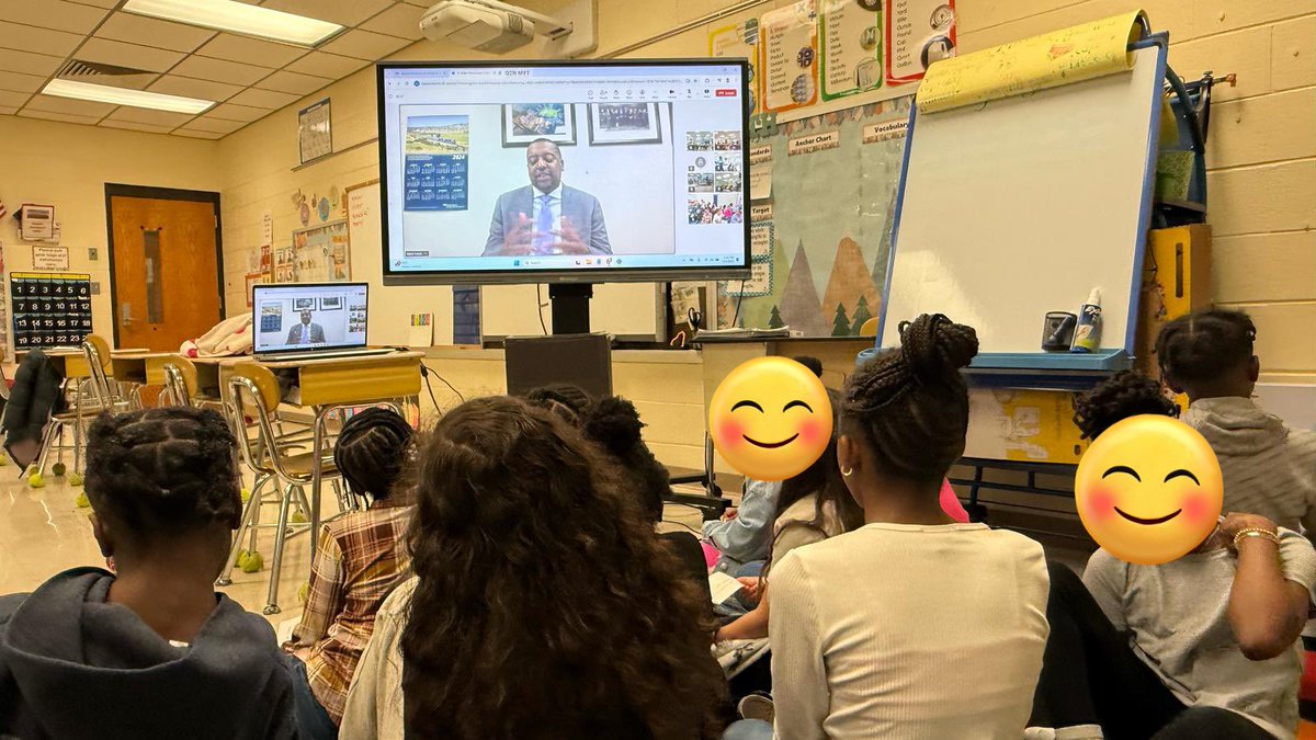 We loved connecting with <a href="/MayorColvin/">Mayor Mitch Colvin</a> this afternoon to learn more about our local government and how we can support our community as citizens! <a href="/EEMillerElem/">EE Miller Elem</a>