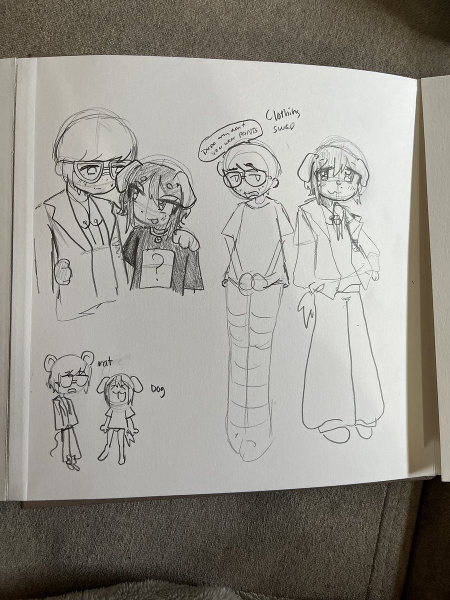 sketches of me and my boyfren 😇🩷