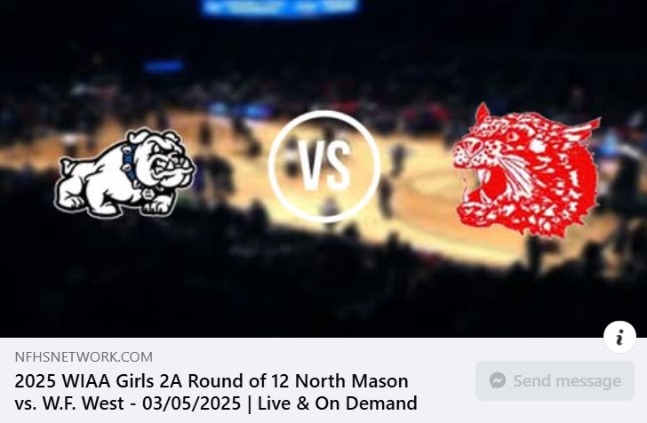 🏀 Streaming Link for tonight's Girls Basketball game is available at NFHS network nfhsnetwork.com/events/wiaa-wa… (this is a subscription service). DO NOT CLICK on any others that pop up. NFHS is the only legitimate source to view this game.