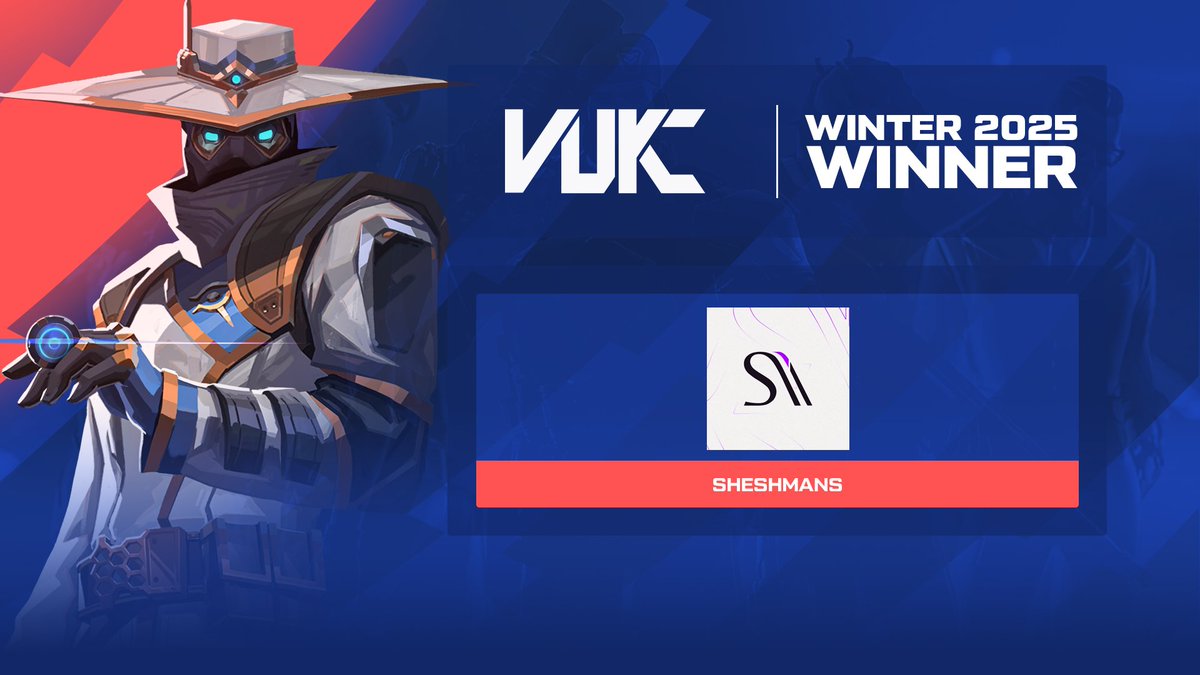 🏆 Congratulations to <a href="/SheshMansGG/">SheshMans</a> for winning the VALORANT UK Circuit Winter 2025 Season! #VUCKwinter25