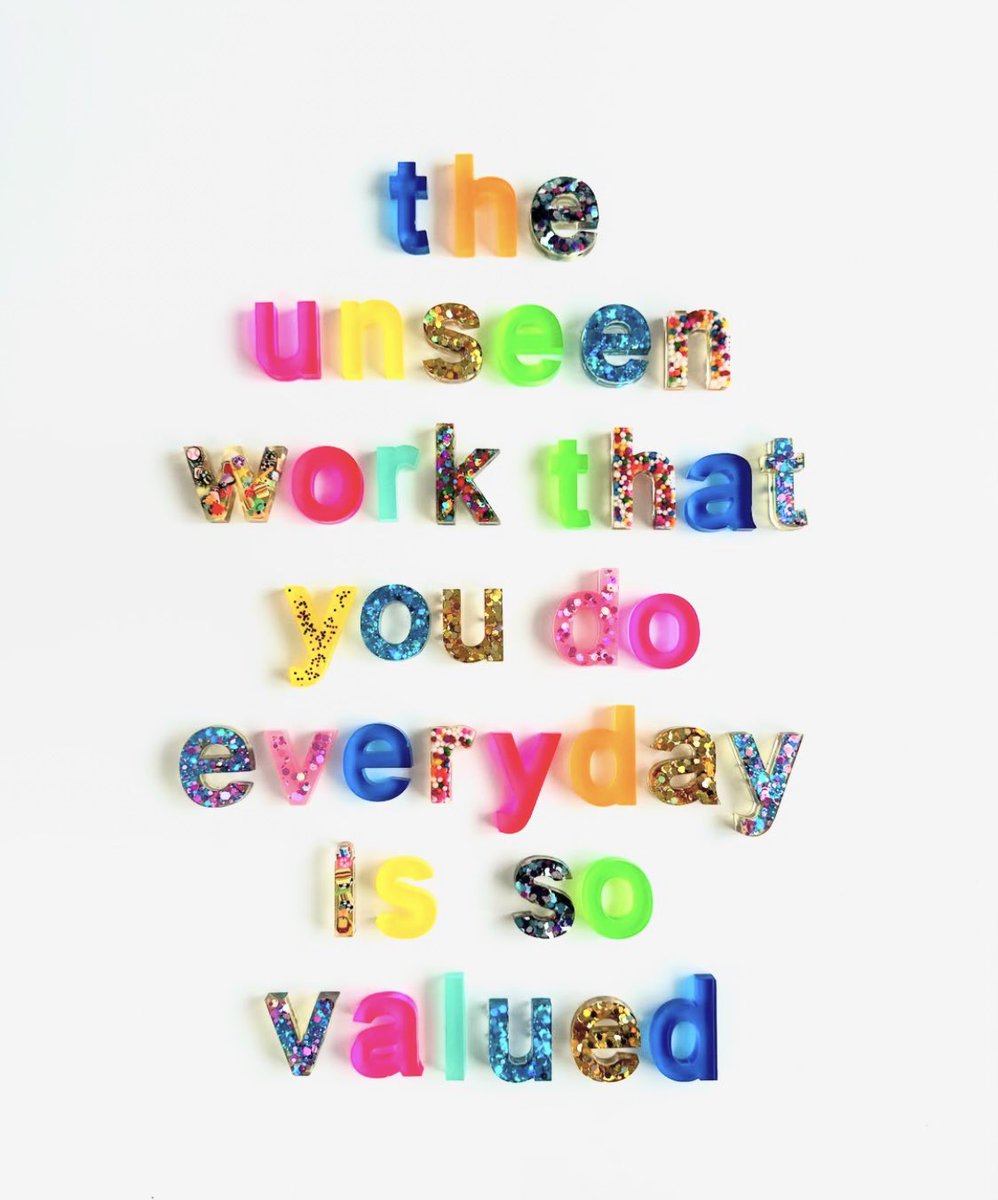 The unseen work that you do every day is so valued

Image: instagram.com/candidly.carly