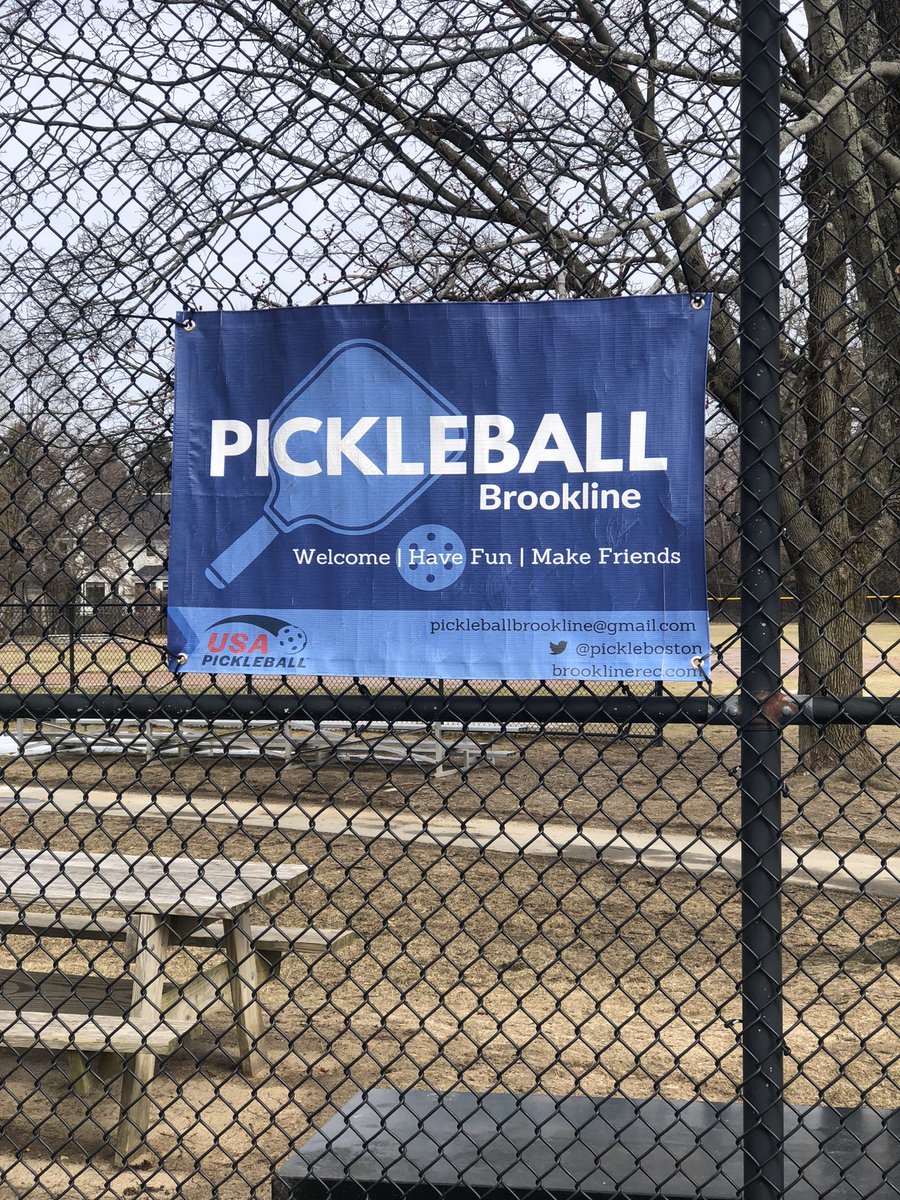 The Banner’s up which means only one thing. Outdoor season’s about to start. <a href="/USAPickleball/">USA Pickleball</a>