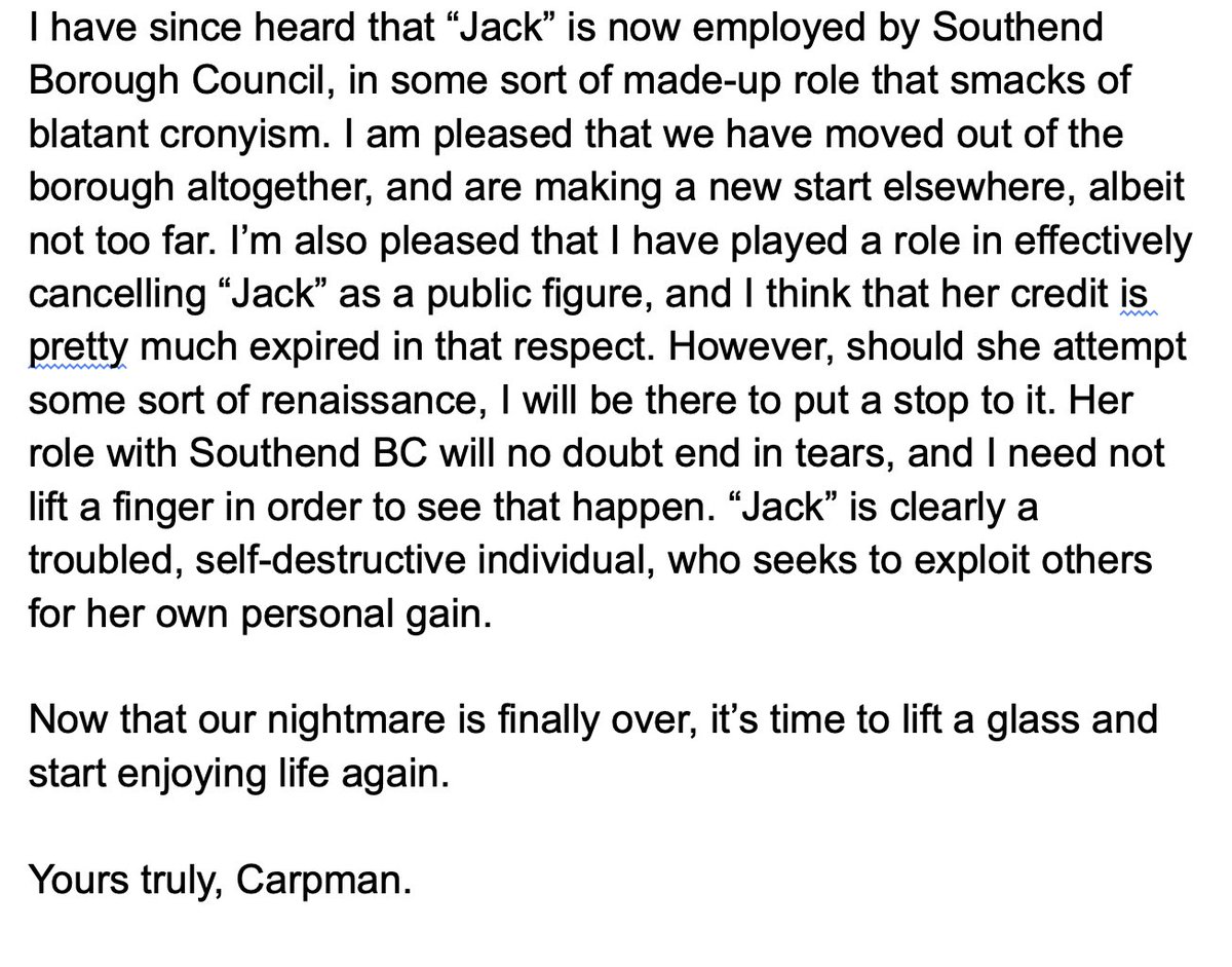 Almost a year after the whole Jack Monroe debacle began, our nightmare is finally over, and we can make a new start #jackmonroe