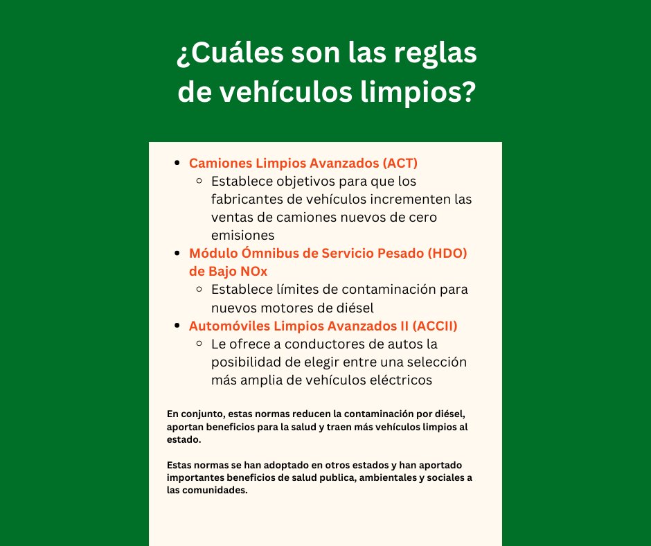 Swipe through to learn more and take action today. Let’s push for a cleaner, healthier future!

*************
Desliza para aprender más y tomar acción hoy.