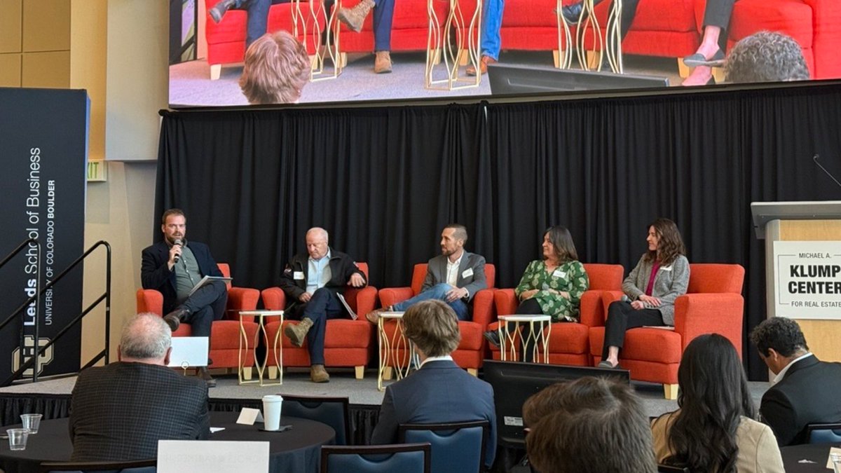 Thanks to Luke Runyon (<a href="/TheWaterDesk/">The Water Desk</a>), Mayor Mike Coffman (<a href="/AuroraGov/">City of Aurora, CO</a>), Emily Hunt (<a href="/CityofThornton/">City of Thornton</a>), Lauren Ris (<a href="/CWCB_DNR/">Colorado Water Conservation Board</a>), and Sean Flanagan (HydroSource), for joining us for a panel on navigating water scarcity in Colorado.