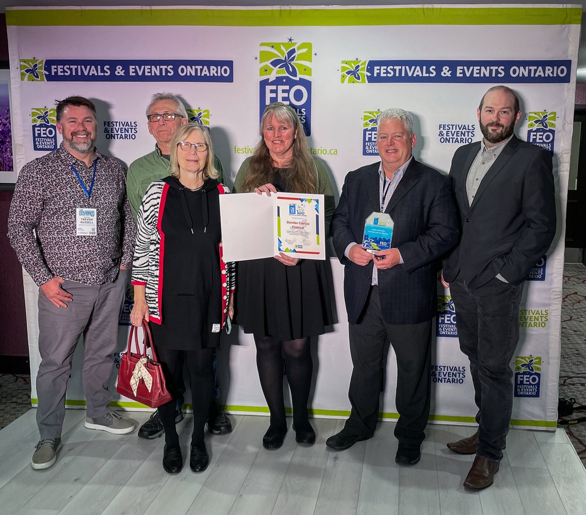 The Dundas Cactus Festival recently took two awards at the <a href="/FEOntario/">FEO (Festivals and Events Ontario)</a> Synergy Conference.

#CactusFest is once again an FEO #Top100 festival, and our director, Steve Deighton, won Volunteer of the Year for 2025.

#DundasONT