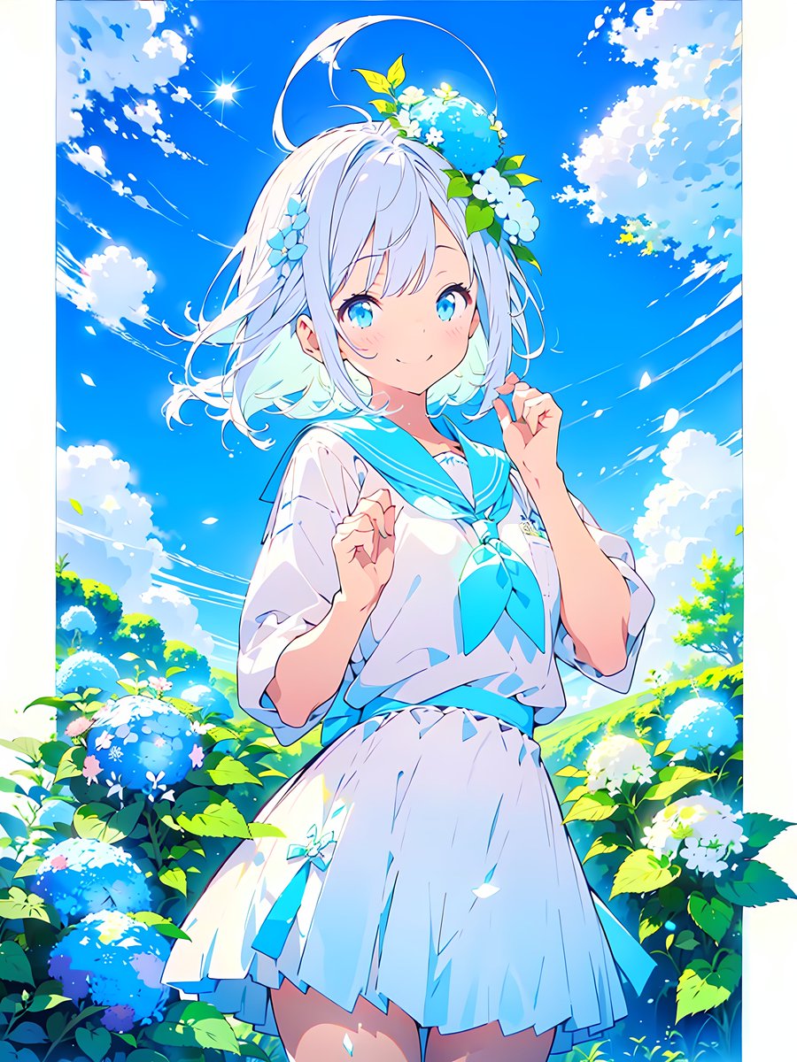 ＼おはよう3月6日🥝✨／
💐本日の誕生花は、スノーボールで「茶目っ気」💐

一本の枝に可憐な花が集まって咲き、白く丸いフォルムは雪のようで、天国に咲く花と例えられるほど

というわけで、今日も遊び心を忘れずに✨️
#AIイラスト #AIart