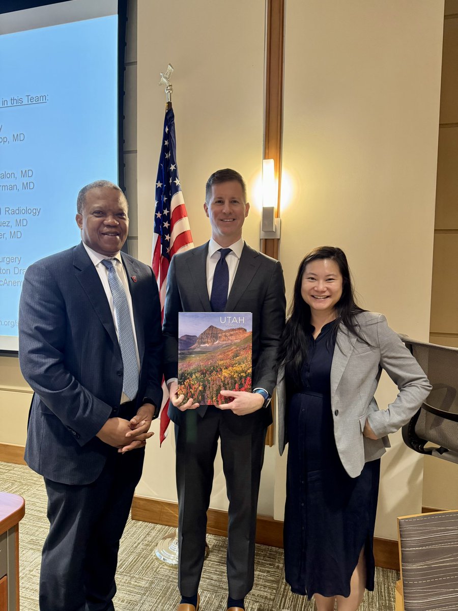 Jessica Liu McMullin (@jess_mcmullin) on Twitter photo It has been fantastic hosting <a href="/F_ThurstonDrake/">F. Thurston Drake</a> here <a href="/UofUSurgery/">UofUSurgery</a> as our <a href="/TheAAES/">American Association of Endocrine Surgeons</a> Visiting Professor! We heard about his amazing work <a href="/BMCSurgery/">BMC Surgery</a> improving the care of incidentalomas with his grand rounds and he met with many of our faculty and residents! <a href="/FiemuNwariaku/">Fiemu Nwariaku</a> It has been fantastic hosting <a href="/F_ThurstonDrake/">F. Thurston Drake</a> here <a href="/UofUSurgery/">UofUSurgery</a> as our <a href="/TheAAES/">American Association of Endocrine Surgeons</a> Visiting Professor! We heard about his amazing work <a href="/BMCSurgery/">BMC Surgery</a> improving the care of incidentalomas with his grand rounds and he met with many of our faculty and residents! <a href="/FiemuNwariaku/">Fiemu Nwariaku</a>