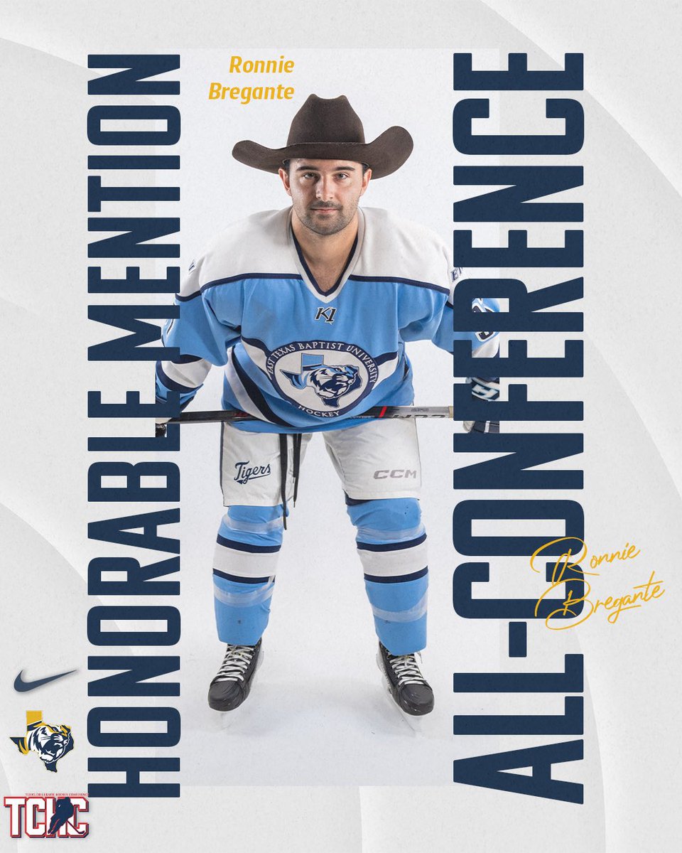 ETBU_Hockey's tweet image. Congratulations to our TCHC All-Conference selections!

#TexasTigers #feartheroar🐅 #TCHC