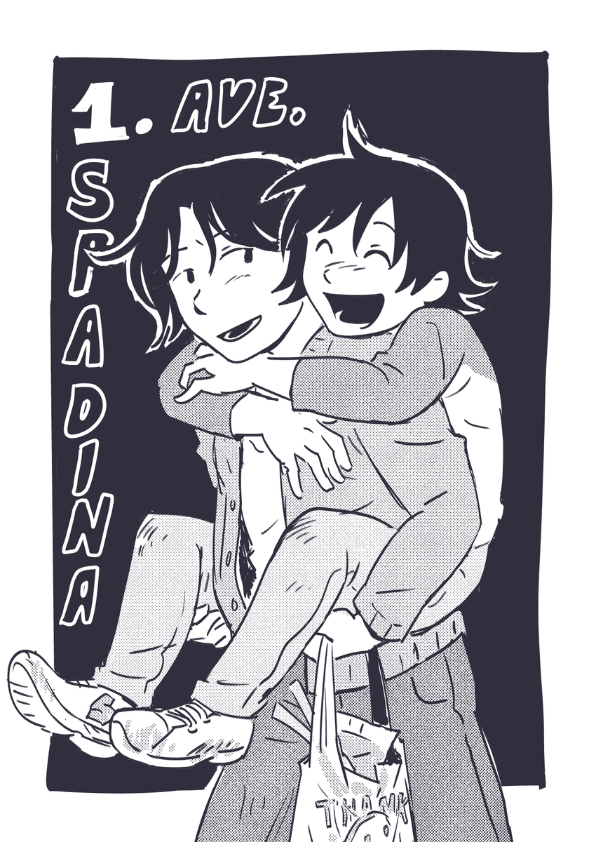 a lil teaser first chapter of my comic, 'take five' that i'm exclusively  releasing for ko-fi members atm....!! tysm to everyone who has subbed  and supported me so far!! (1/5) 
