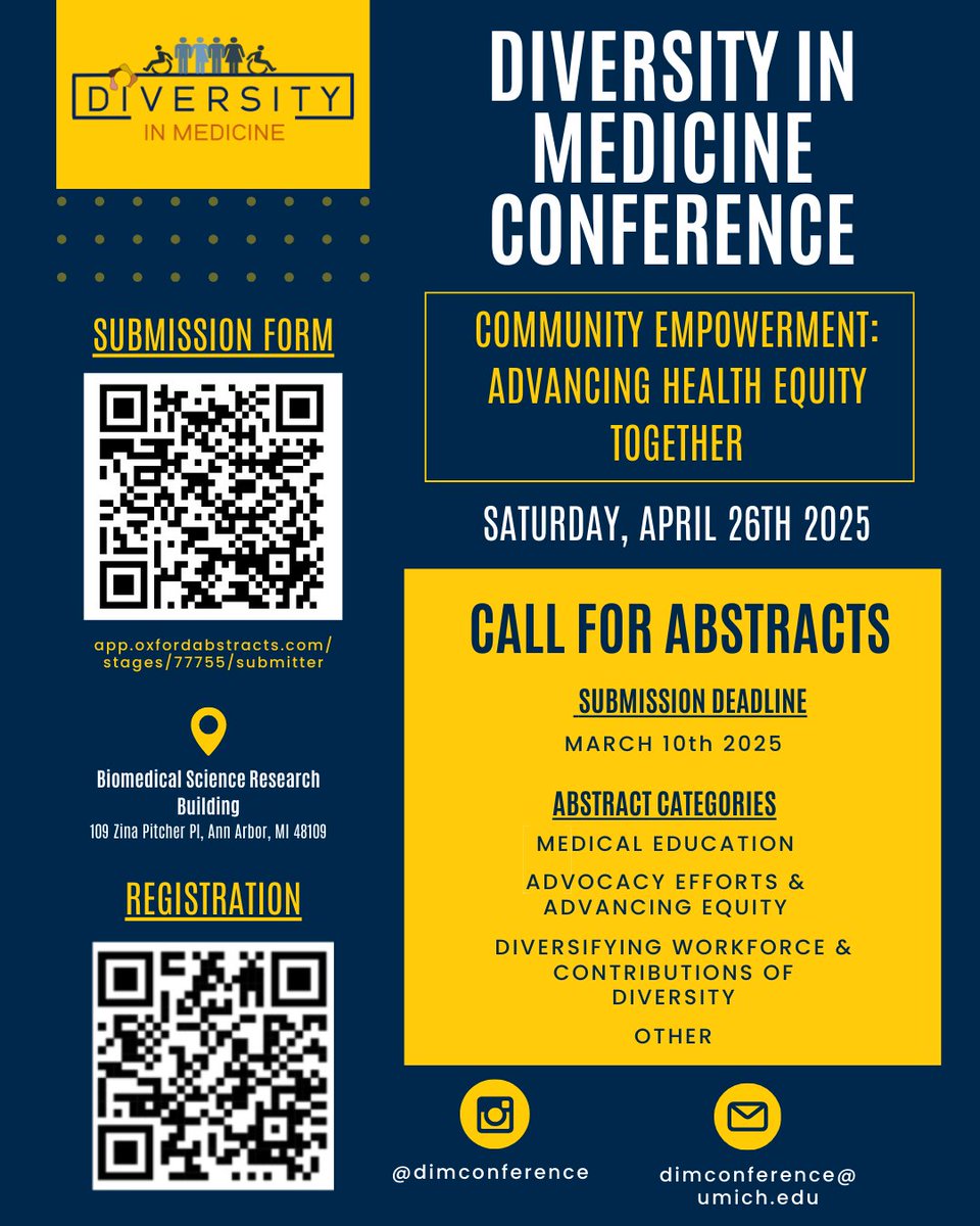 Don't forget to let you friends, mentees, mentors know about the upcoming DiM 2025 abstract extension deadline!
#DiM2025