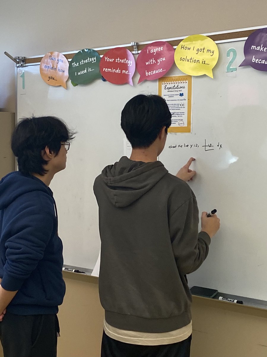 BurnsideMath's tweet image. When the whiteboard work is self-initiated and continues at lunch, it makes me 😊.