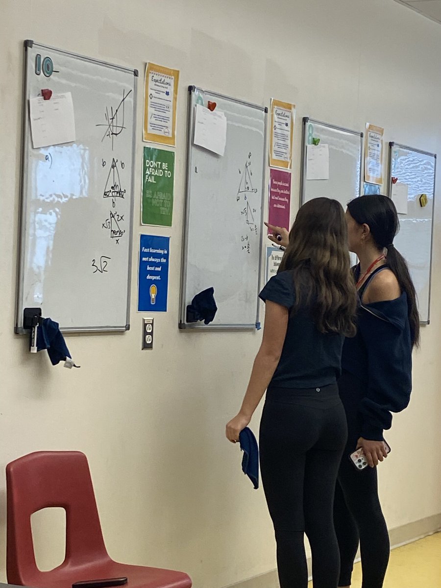 BurnsideMath's tweet image. When the whiteboard work is self-initiated and continues at lunch, it makes me 😊.