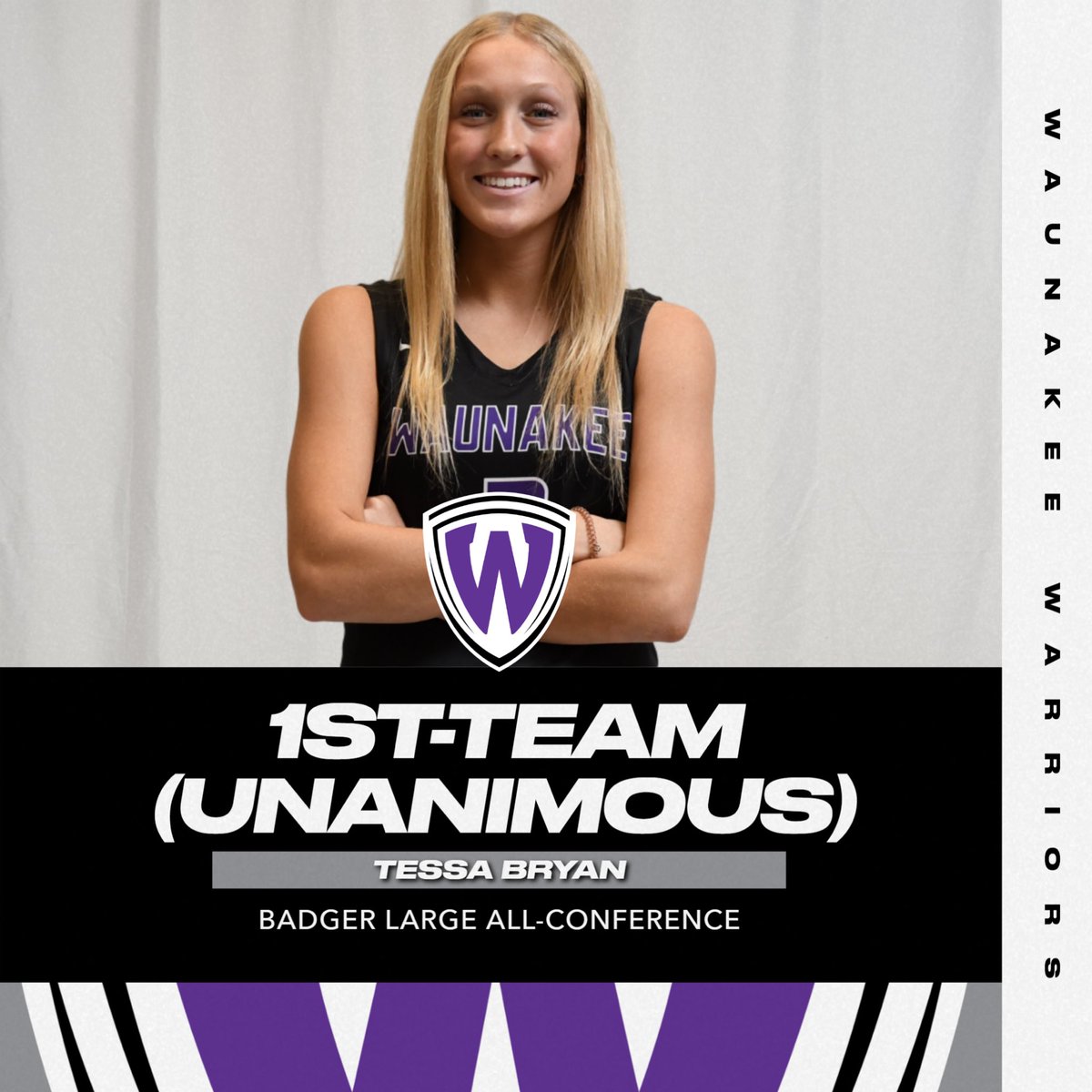 Waunakee Girls Basketball (@waunakeehoops) on Twitter photo Congratulations to <a href="/tessabryan0/">Tessa Bryan</a> for being named a Unanimous First Team All Conference selection as well as this years Badger Large Conference Player of the Year!!! #FAMILY #waunakeeway #wisgb <a href="/wm_whs/">Warrior Media</a> Congratulations to <a href="/tessabryan0/">Tessa Bryan</a> for being named a Unanimous First Team All Conference selection as well as this years Badger Large Conference Player of the Year!!! #FAMILY #waunakeeway #wisgb <a href="/wm_whs/">Warrior Media</a>