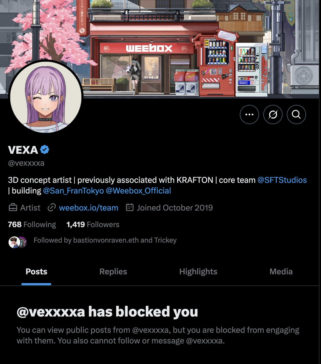 ⚠️ PSA: Vexa reached out IRL and told us all her accounts have been compromised.

Warning to anyone receiving DMs from this account - it's not her.

Vexa hasn't been with our project since last year.