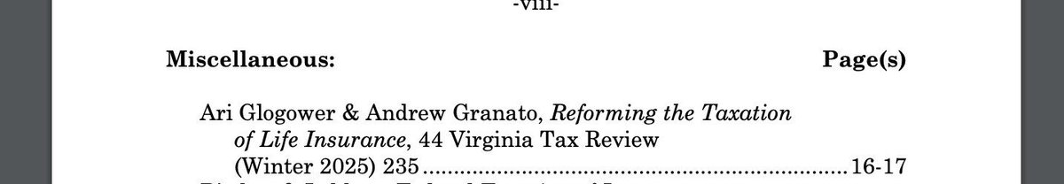 The Department of Justice has cited our article in the Second Circuit appeal of Pascucci vs. Commissioner of Internal Revenue. The case flips the usual sides on which party, the IRS or the taxpayer, wants to say who is the policy's "owner." bloomberglaw.com/product/blaw/d…