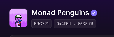 pixelpenguinft's tweet photo. @monad_eco and some are verified! https://t.co/MotKGhvw3D