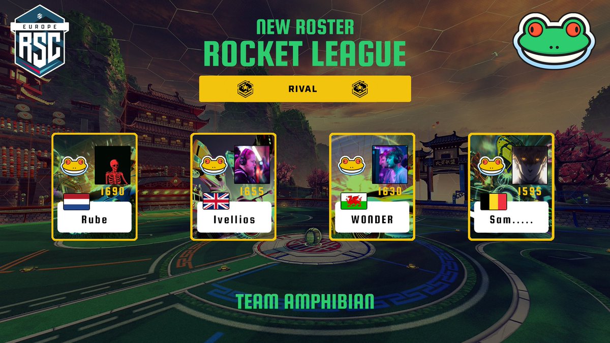 Team Amphibian (@teamamph) on Twitter photo Here comes the rest of our management with Rube and SamDusk in our Rival team!
Featuring Sam.....(c), Rube, <a href="/IvelliosFox/">Ivellios ๐ชถ</a> and W0NDER
Graphic produced by <a href="/Aarondent44/">Aaron Dent | DankeAvocado</a> Here comes the rest of our management with Rube and SamDusk in our Rival team!
Featuring Sam.....(c), Rube, <a href="/IvelliosFox/">Ivellios ๐ชถ</a> and W0NDER
Graphic produced by <a href="/Aarondent44/">Aaron Dent | DankeAvocado</a>
