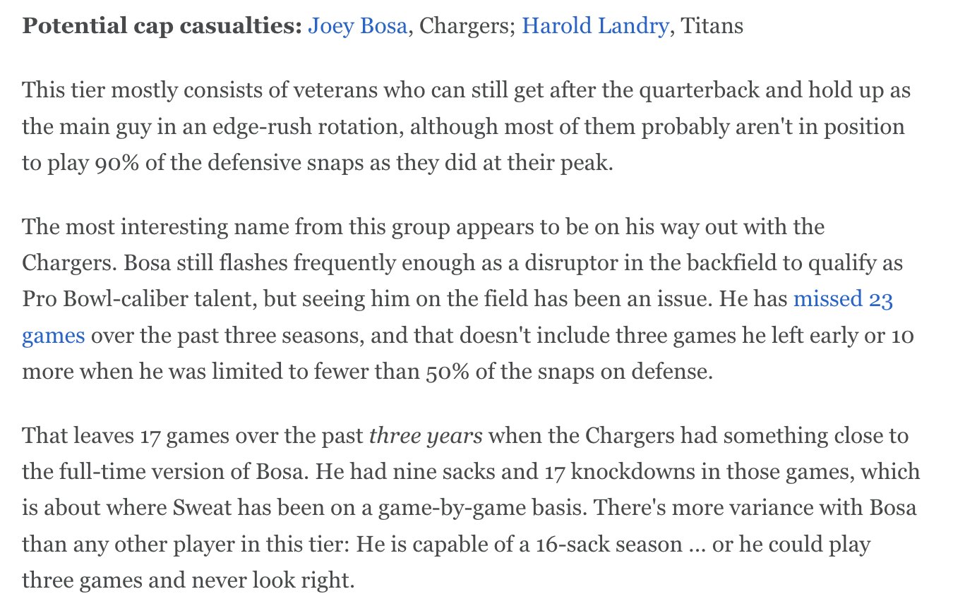 Image Joey Bosa image beautiful image beautiful image beautiful - Bill Barnwell on X: 