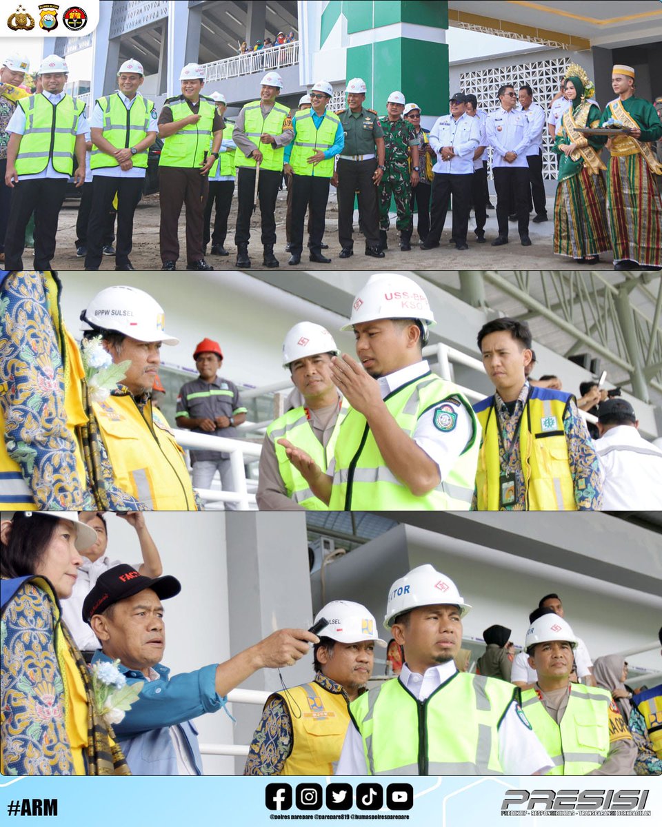 PareparePolres's tweet image. Menerima Kunjungan Dr.Ir. Maulidya indah Junica,M.Sc (Direktur jenderal prasarana startegis kementerian PU) di Stadion BJ. Habibie, Jl. Stadion Gelora Mandiri, Kelurahan Lompoe, Kec. Bacukiki, Kota Parepare
#ARM #tpy #bugis #akpol2003