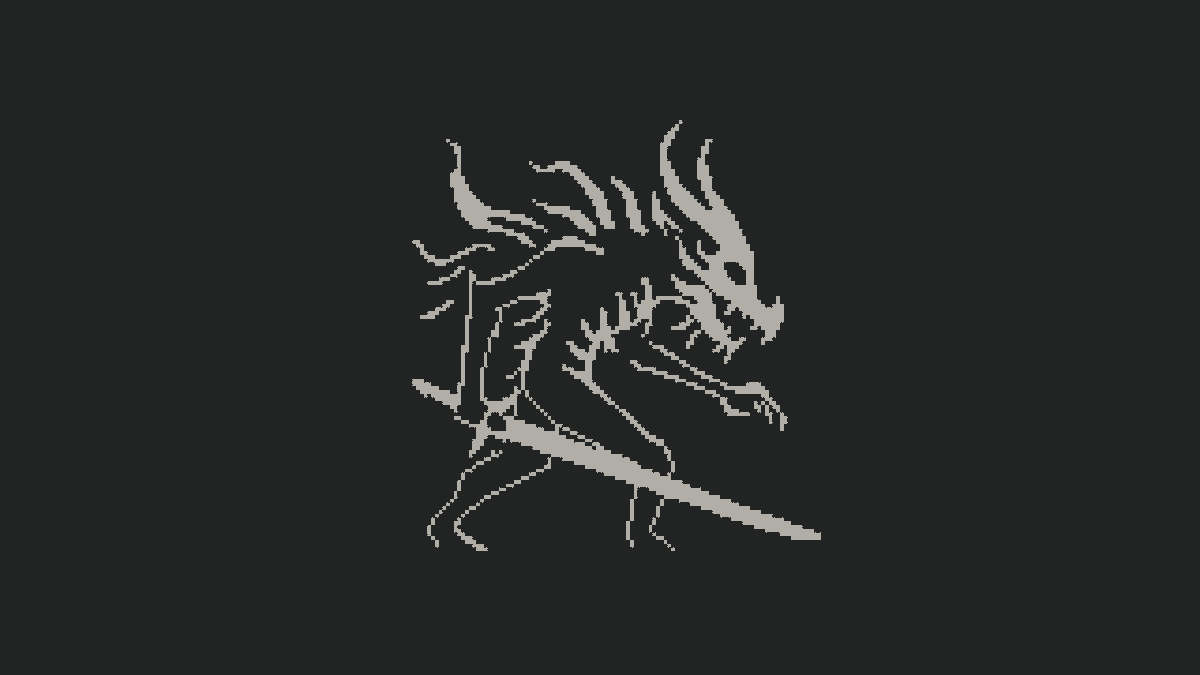 WIP monster, going to come up with something more fitting and interesting for the weapon #1bit #pixelart