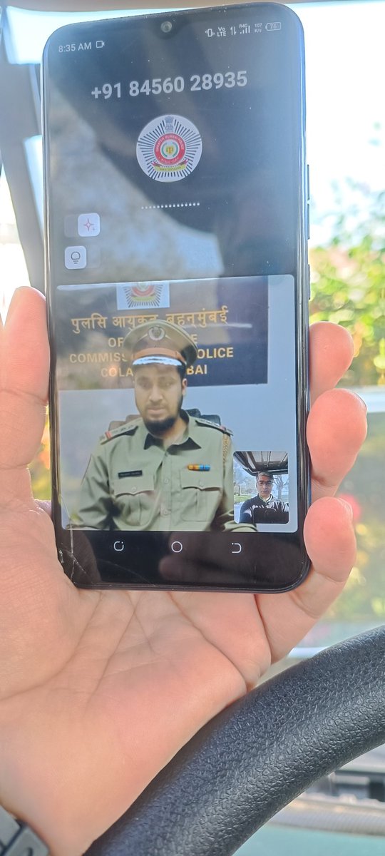 Inspector Vijay Khanna from Colaba Police station, Mumbai. He was not happy with my answers.