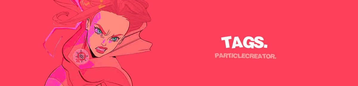 ParticleCreator's tweet image. ⠀
⠀ ⠀ ⠀ ⠀  ♀  *     page    te͟n.     ›
              ⠀⠀ ˊ   📰   𝚃𝙰𝙶𝚂.  ⺌