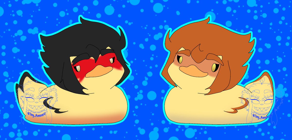 Tiny_Menace69's tweet image. Maquack and Wuduck 
#lmk #LMKfanart #lmkwukong #LMKMacaque