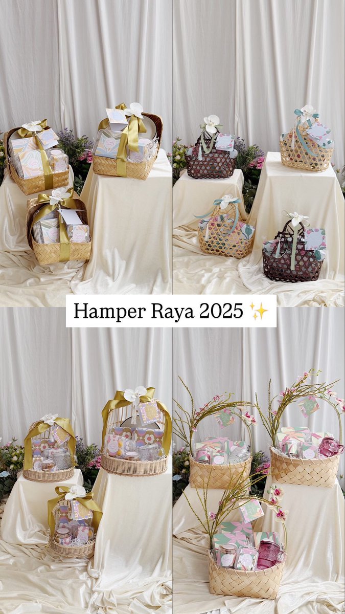 sugarcandyMY's tweet photo. Officially open for hamper raya orders! This year kita ada 23 pilihan Hamper Raya yang korang boleh berikan as raya gift utk Staffs, Client, Agents, Family, Jiran, Kawan kawan and sesiapa sahaja! https://t.co/MgvpLE71xs