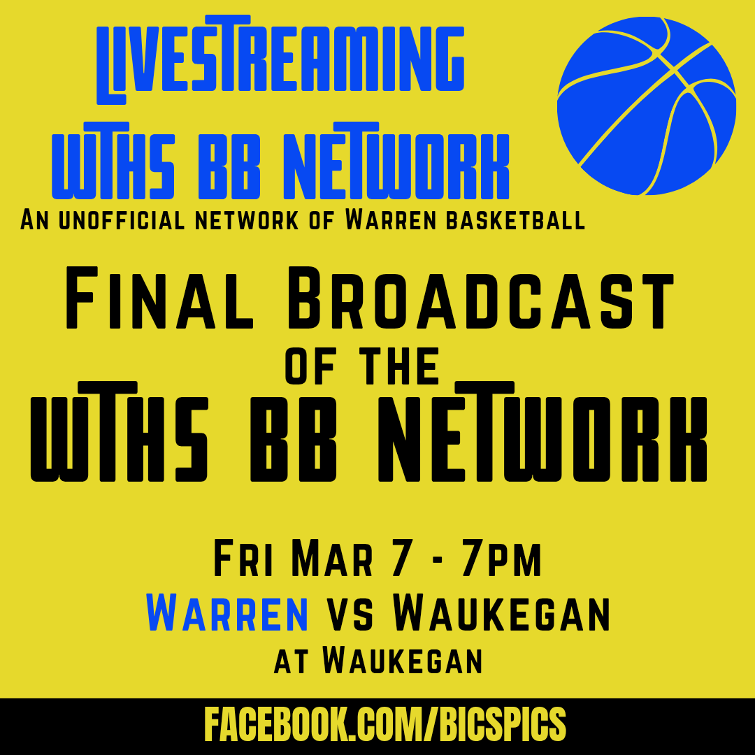 Benjamin Squires (@maybeletsgo) on Twitter photo THE BATTLE OF THE W'S
Warren vs Waukegan on Washington
Waukegan HS
Friday, March 7
7PM
SECTIONAL FINAL
<a href="/WTHS_BD_Bball/">Warren Township High School Boys Basketball</a>
<a href="/wthsdistrict121/">Warren Township High School</a>
<a href="/IHSA_IL/">Illinois High School Association #IHSA</a>
<a href="/mattjnow/">Matt Now</a>
<a href="/dhpreps/">Daily Herald Preps</a>
<a href="/LCNewsSunSport/">News-Sun Sports</a>
<a href="/OwenSquires25/">Owen Squires</a> THE BATTLE OF THE W'S
Warren vs Waukegan on Washington
Waukegan HS
Friday, March 7
7PM
SECTIONAL FINAL
<a href="/WTHS_BD_Bball/">Warren Township High School Boys Basketball</a>
<a href="/wthsdistrict121/">Warren Township High School</a>
<a href="/IHSA_IL/">Illinois High School Association #IHSA</a>
<a href="/mattjnow/">Matt Now</a>
<a href="/dhpreps/">Daily Herald Preps</a>
<a href="/LCNewsSunSport/">News-Sun Sports</a>
<a href="/OwenSquires25/">Owen Squires</a>