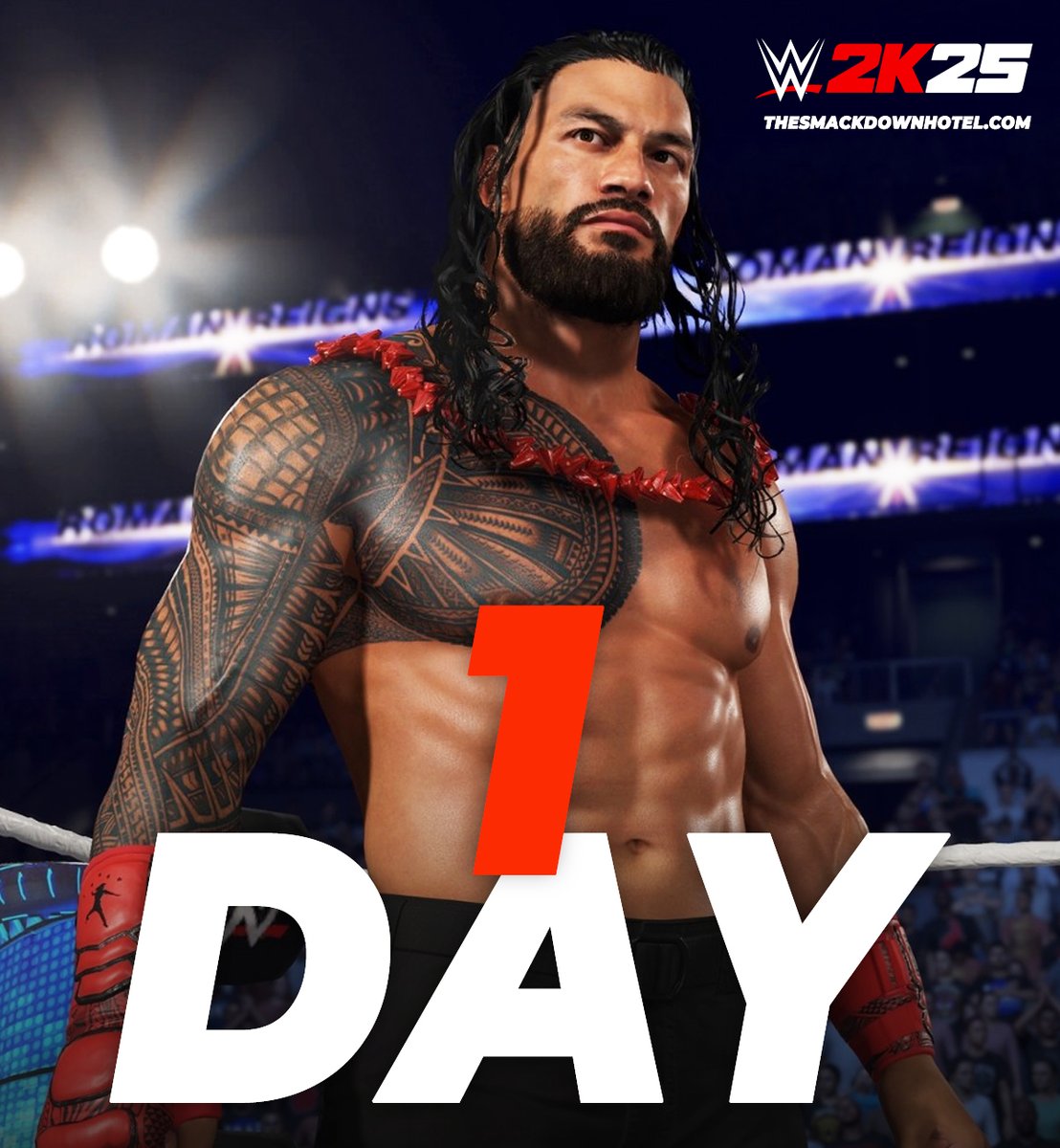 TheSDHotel's tweet image. ONE DAY LEFT! We're less than 24 hours away from WWE 2K25! 🔥

🗓️-1 Early Access 
🗓️-8 Standard Edition

#WWE2K25