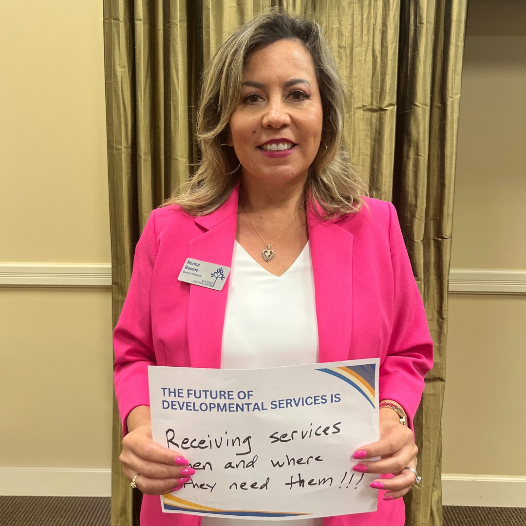 California DDS (@californiadds) on Twitter photo The future of developmental services is “Receiving services when and where they need them!!!” – Norma Ramos, <a href="/SDRegionalCtr/">SD Regional Center</a> Board of Directors
Check out our #FutureofDDServices campaign website to add your voice: bit.ly/4ixSMQv The future of developmental services is “Receiving services when and where they need them!!!” – Norma Ramos, <a href="/SDRegionalCtr/">SD Regional Center</a> Board of Directors
Check out our #FutureofDDServices campaign website to add your voice: bit.ly/4ixSMQv
