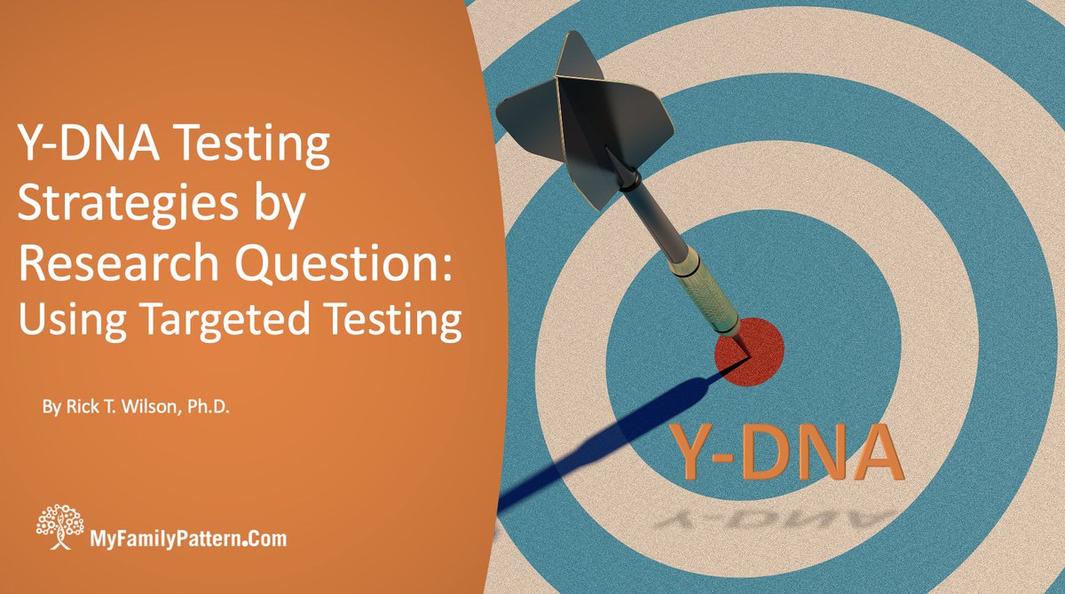 MyFamilyPattern's tweet image. I am pleased to announce that I'm presenting at the premiere genealogy conference, RootsTech 2025! You don't need to attend the conference to watch the presentation: "Y-DNA Testing Strategies by Research Question: Using Targeted Testing." #rootstech2025 myfamilypattern.com/ydna-rootstech…