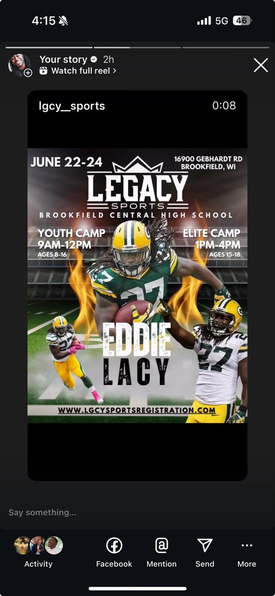 Eddie Lacy (@lil_eazy_ana_42) on Twitter photo 