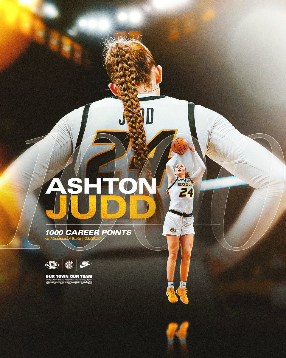Welcome to the 1,000 point club, <a href="/ashton_judd/">ashton judd</a>! 🐯