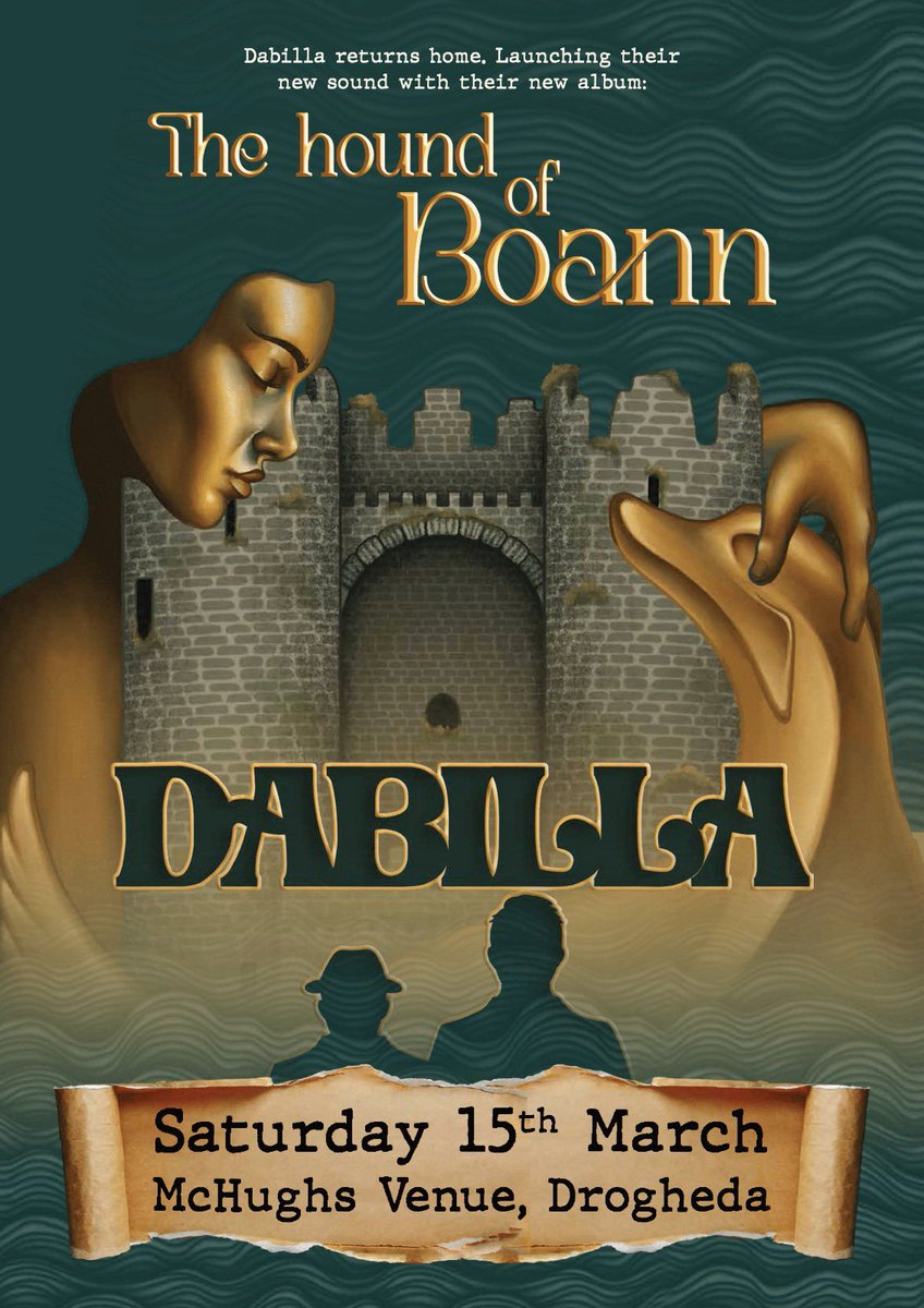 Delighted to be playing as part of the Drogheda St. Patrick’s day festival this year.  15th March. Doors open at 8pm.