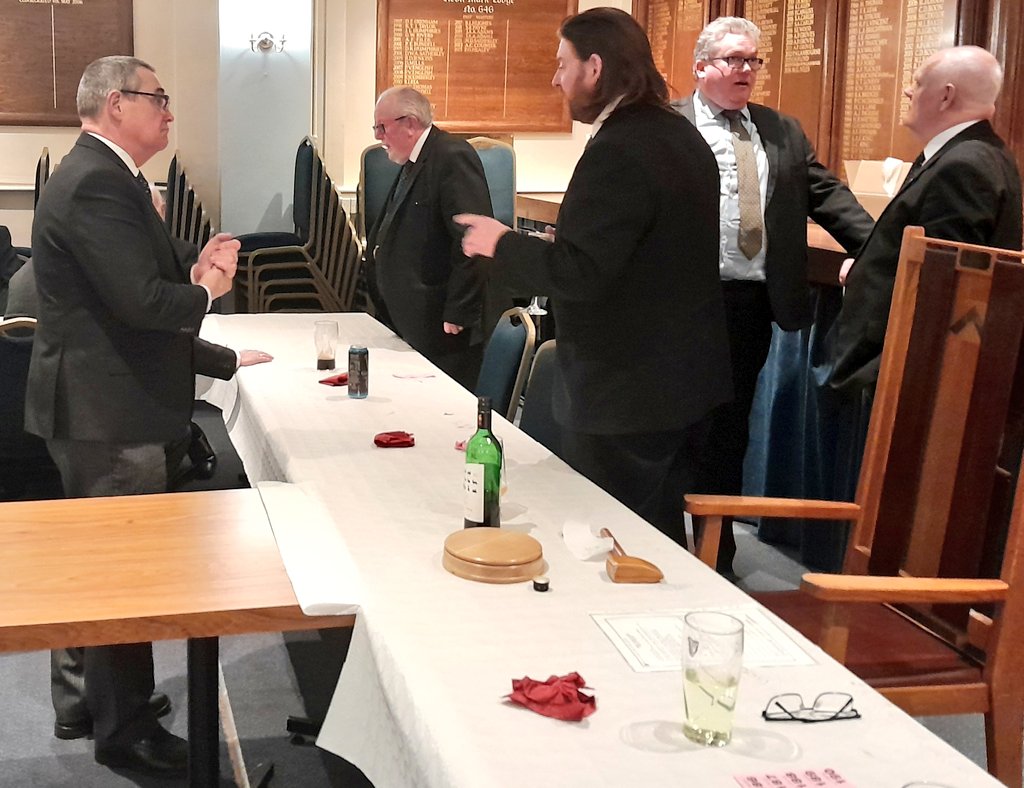 A very pleasantly evening with a first degree ceremony. £182 was raised for good causes. The PGM RW Bro Ian Davies shared that 500 <a href="/GlosPGLodge/">Glos PG Lodge</a> members are now signed up for regular giving to the Glos2029 Festival. Our May meeting will be a white table evening, everyone's welcome
