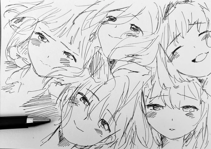 久々に落書き楽しい
こういう顔かなと思いながら
この調子でもっと描き進めないと…
#五等分の花嫁 
#イラスト 