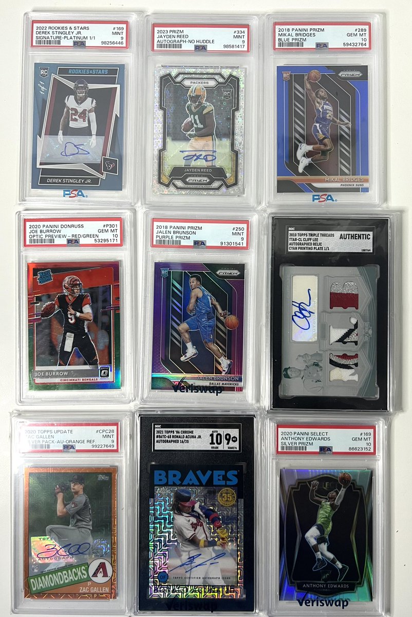 🚨🚨 SLAB SALES POST 🚨🚨

Tons of slabs here!
Reply/DM for Prices 🤙🏻

• Each card sold is $4 added to 
the pot
• One reposter tomorrow will win 
the entire pot!
• If 20 slabs sell, someone is getting $80 🔥

Reposts and Tags Appreciated 🤝