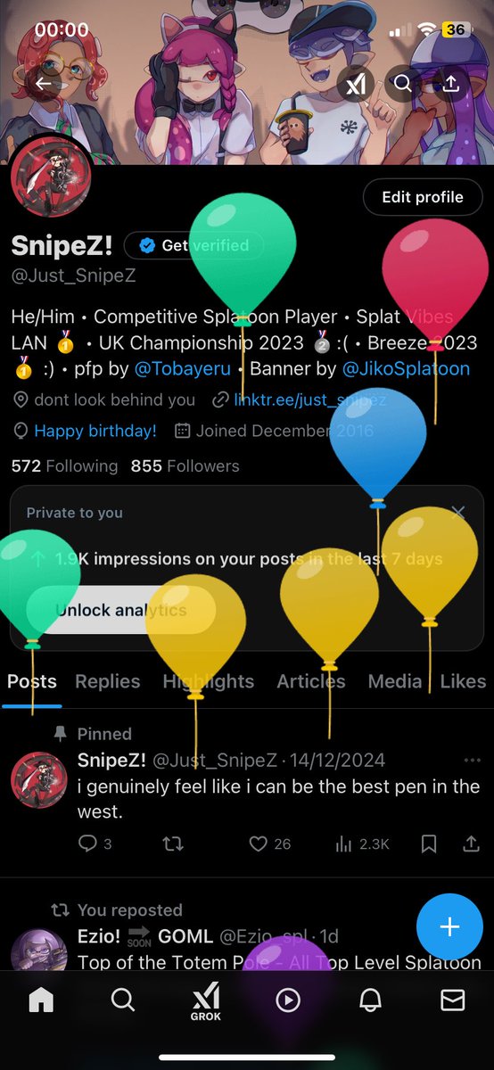 20 🥳 (how am I not a teenager anymore 😭)