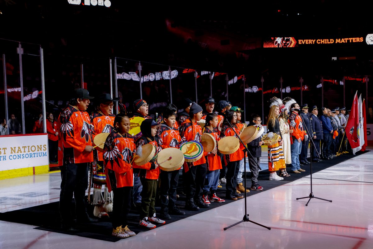 The <a href="/WHLHitmen/">Calgary Hitmen</a> Every Child Matters game is this afternoon! Join us for an afternoon full of learning, culture and Hitmen hockey! 🧡🏒