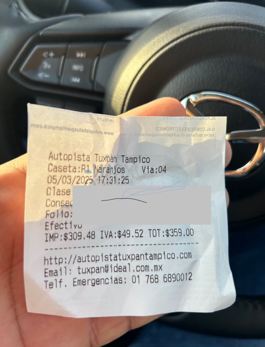 ivan_isc's tweet image. Cara, horrible, sin servicios cuota $359 #tuxpan #Tampico  tramo Ozuluama  @MeganoticiasTUX @DGAF_SST_SCT