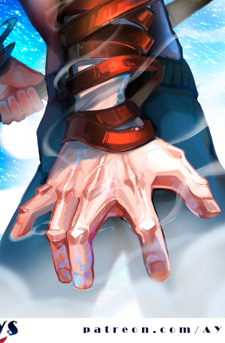 El detalle que le pongo a las manos💙
Arte completo:instagram.com/p/DGnFYXpIYdj/… #arcane #viktor #arcanefanart