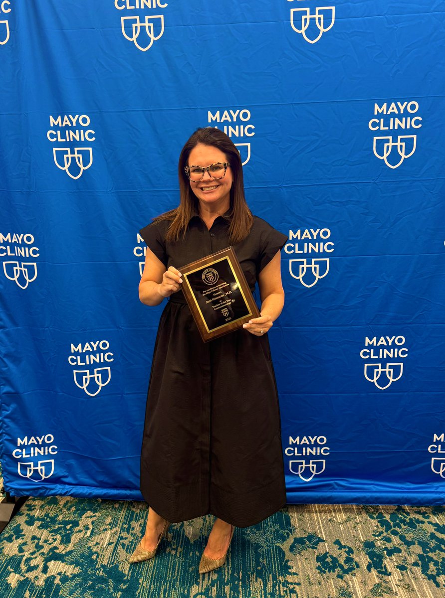 Mayo Clinic Florida Gastroenterology & Hepatology (@mayoclinicflgih) on Twitter photo Education is one of the core values of Mayo Clinic
Congratulations <a href="/ibdgijami/">Jami Kinnucan, MD, FACG, AGAF, FCCF</a> who was selected by the Mayo Fellows’ Association as the <a href="/MayoClinicFLGIH/">Mayo Clinic Florida Gastroenterology & Hepatology</a> Teacher of the Year in Gastroenterology
Congrats to all the awardees across <a href="/MayoClinic/">Mayo Clinic</a> Education is one of the core values of Mayo Clinic
Congratulations <a href="/ibdgijami/">Jami Kinnucan, MD, FACG, AGAF, FCCF</a> who was selected by the Mayo Fellows’ Association as the <a href="/MayoClinicFLGIH/">Mayo Clinic Florida Gastroenterology & Hepatology</a> Teacher of the Year in Gastroenterology
Congrats to all the awardees across <a href="/MayoClinic/">Mayo Clinic</a>