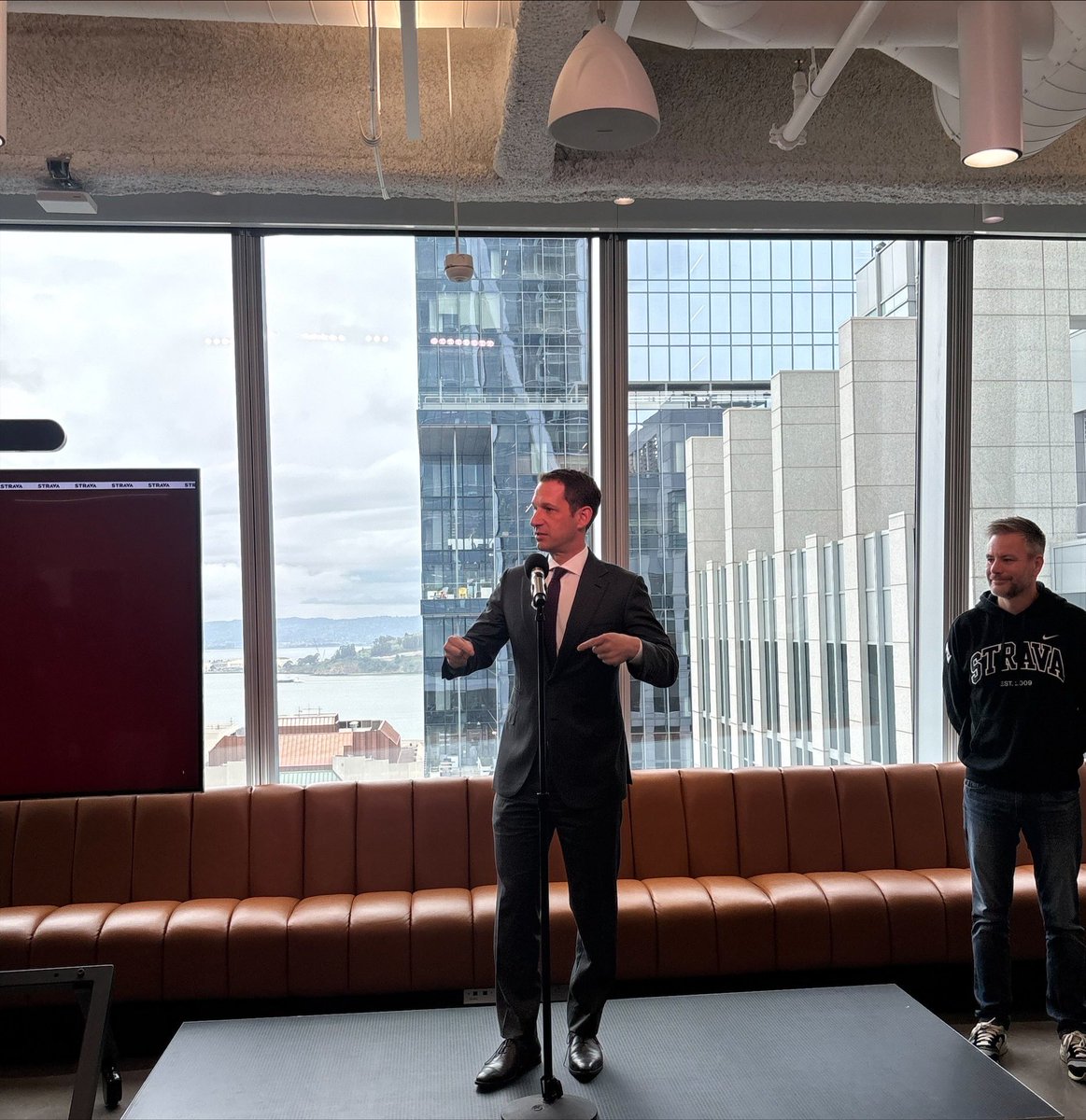 It's official—<a href="/Strava/">Strava</a> has opened its global HQ on Fremont Street. It was a pleasure to drop by the grand opening today and to see another innovative tech company in downtown San Francisco.