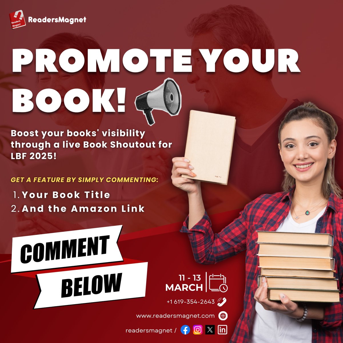 #WritingCommunity It's #WritersLift time!

Calling authors who want extra publicity, leave your book title and the link in the comments below! 🩶 #ShamelessSelfpromoWednesday. Get a FREE Shoutout during the London Book Fair '25!

xoxo, Oliv
#LBF2025 #book #AuthorsOfTwitter
